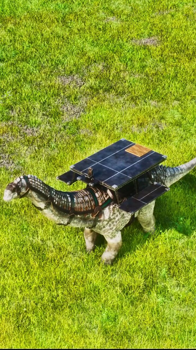 Would you live on a Brontosaurus? 🦕🛖 FULL TUTORIAL: #ARKSurvivalAscended #ASA建築