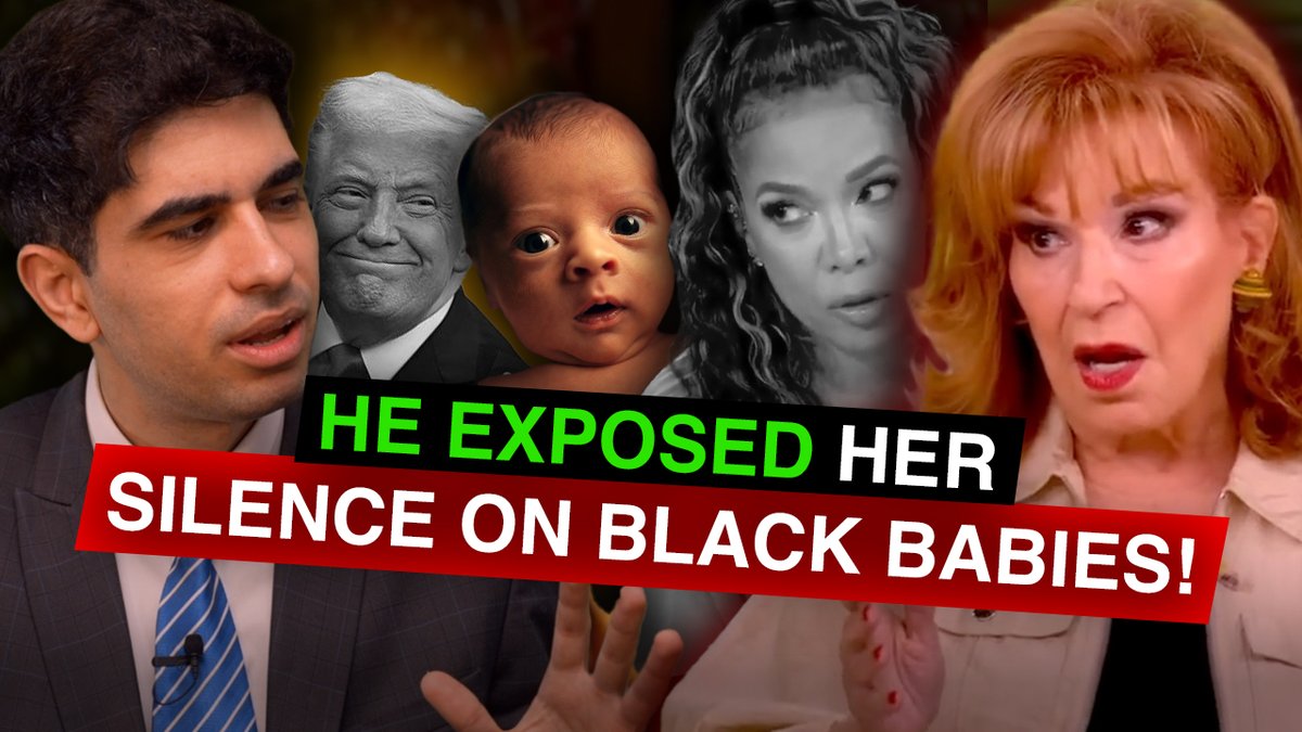 The View's Joy Behar tried to make Trump’s new fertility benefits for Americans about “white children".... so as always I had to step in: