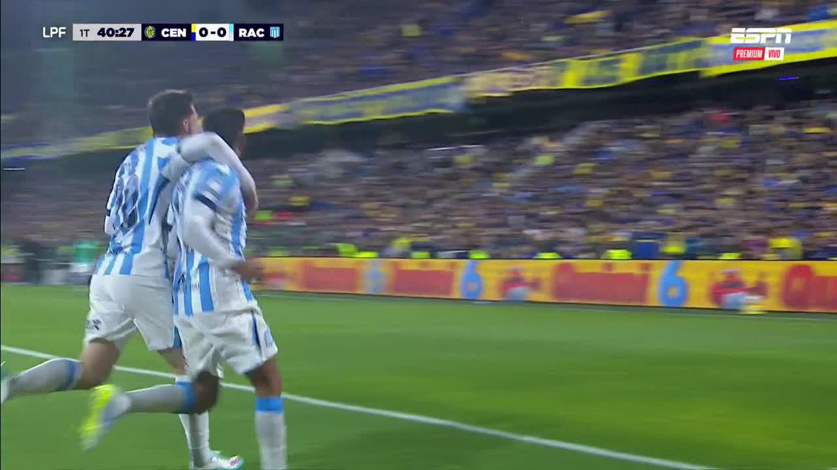 "Matías Zaracho": Por el gol de Racing a Rosario Central en las semifinales del #TorneoApertura