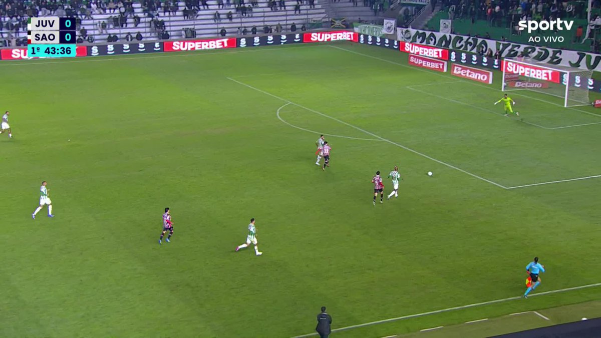 🟥 O lance da expulsão de Ferreirinha, do São Paulo, com apenas 30 segundos em campo no jogo contra o Juventude, pela Copa do Brasil. 🎥 sportv | ge