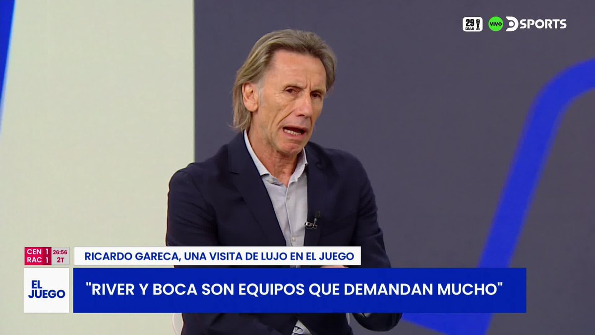 "HINCHAS DE OTROS CLUBES PUEDEN SIMPATIZAR POR RIVER, PERO EL QUE ES DE BOCA, ES DE BOCA Y EL RESTO ES ANTI BOCA" 🔥 🗣️ Ricardo Gareca, de pasado en el Xeneize y el Millonario como jugador, habló sobre la filosofía de cada uno. 🎙️ ¡El Tigre nos visita en #ElJuego!