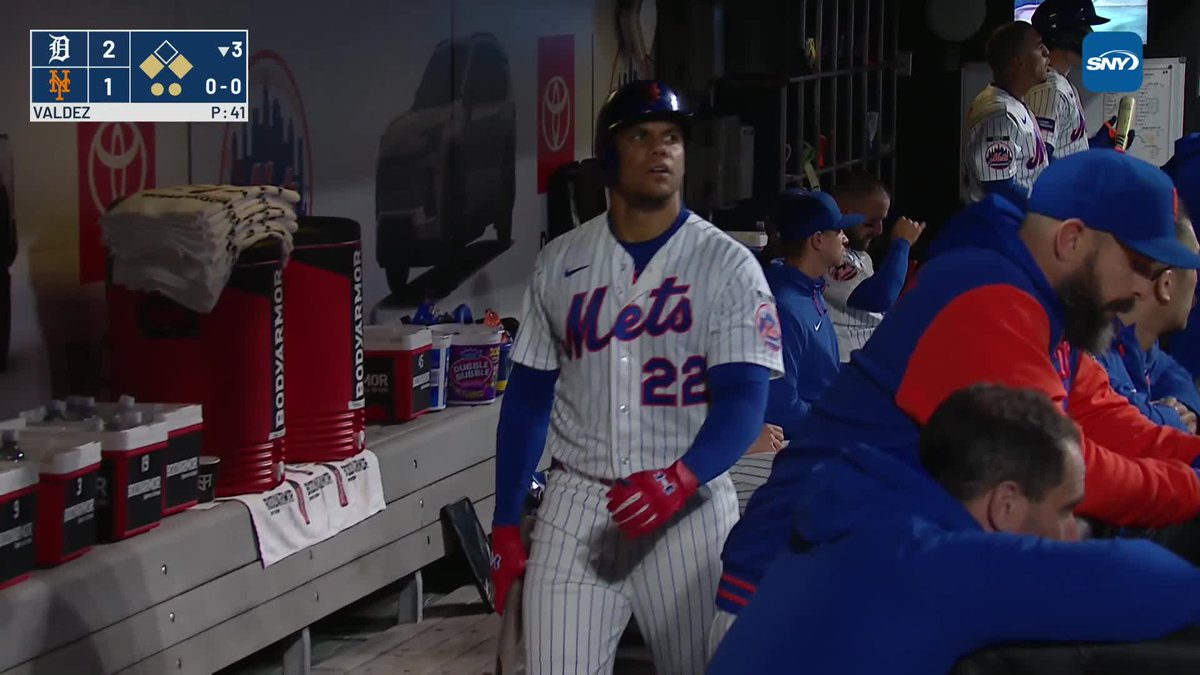 Juan Soto was visibly frustrated after his at-bat in the third inning