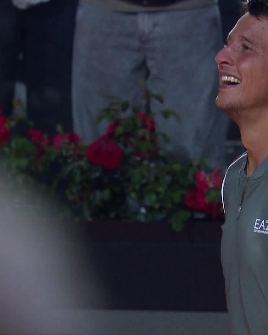 All the emotions 🥹 Luciano Darderi #IBI26