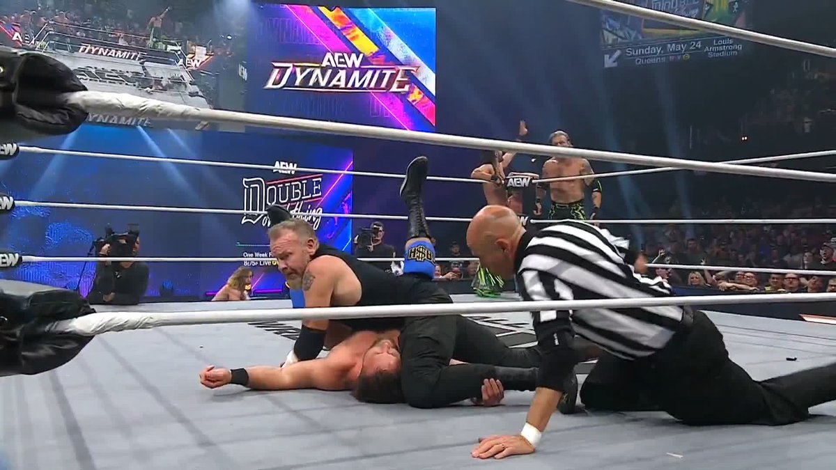 That’s not what they thought Christian was gonna do 💀 #AEWDynamite