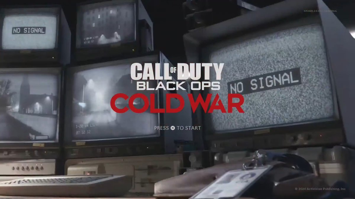 The Black Ops Cold War Main Menu Music 🥹