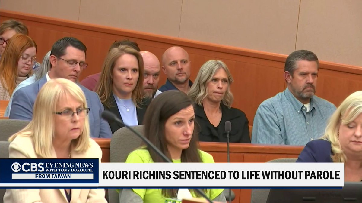 Kouri Richins, the Utah mother found guilty of murdering her husband with a fentanyl-laced cocktail, was sentenced to life in prison without the possibility of parole. Richins notoriously wrote a children's book about grief after her husband's death in 2022.