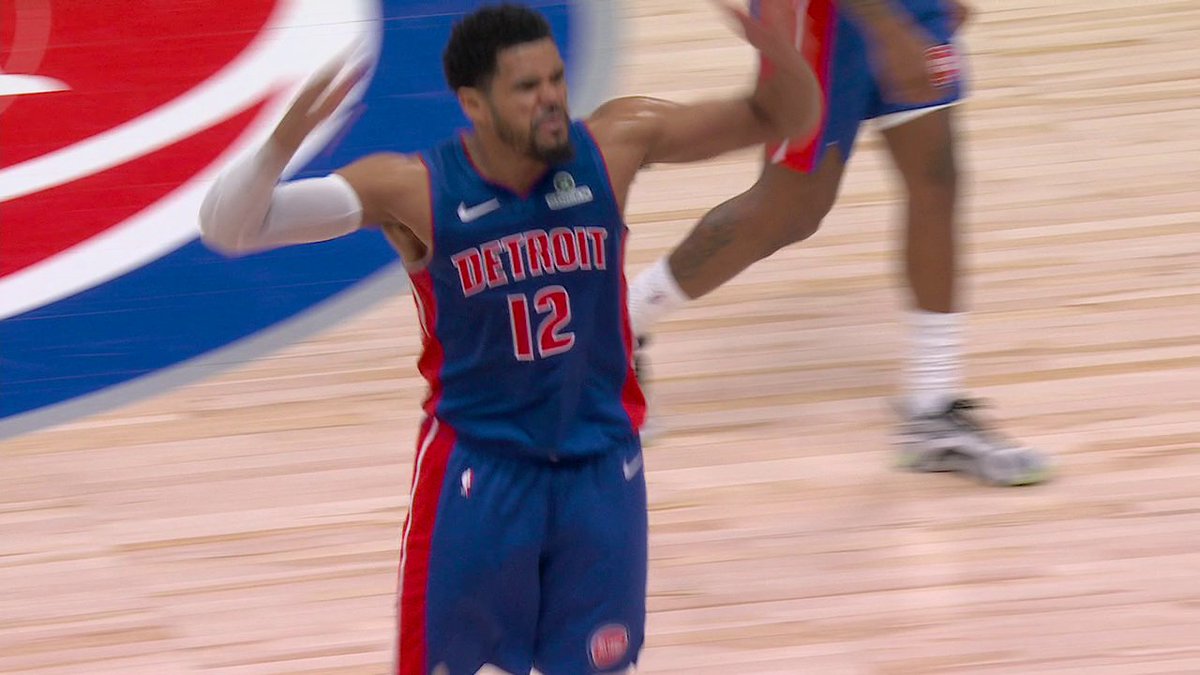 Tobias Harris is getting the people going 🔥 Pistons are on a 12-2 run in Game 5 on ESPN and the ESPN app 😤