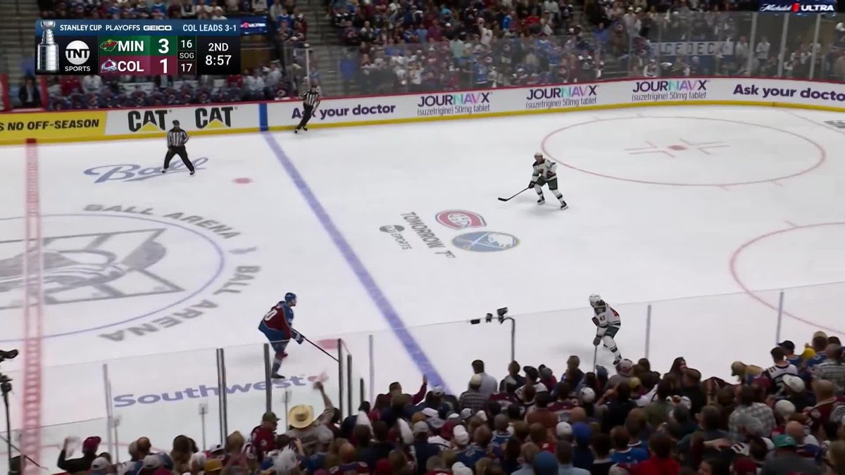 THE AVS ARE ON THE BOARD IN GAME 5 👀