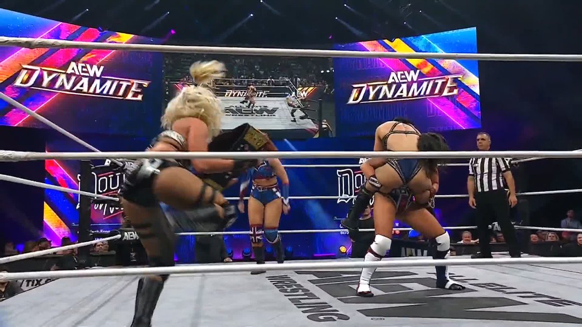 It was never about winning! The Triangle of Madness is punishing the Brawling Birds and @ShidaHikaru is out of here! Watch #AEWDynamite LIVE on TBS + HBO Max
