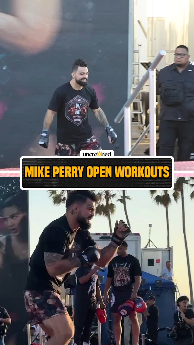 The King of Violence Mike Perry is loose and ready for his MMA fight against Nate Diaz. #RouseyCarano