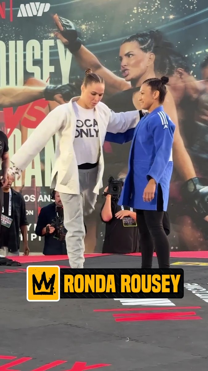 Ronda Rousey back in MMA just feels right🥋 #RouseyCarano