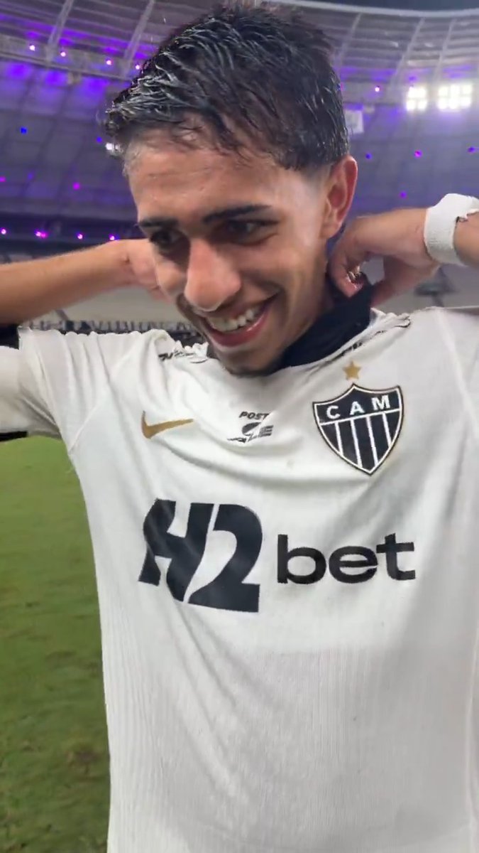 Um sonho de criança! 🖤🤍 Pascini e a felicidade em marcar o gol que classificou o Galo para a próxima fase da Copa! 🎙️