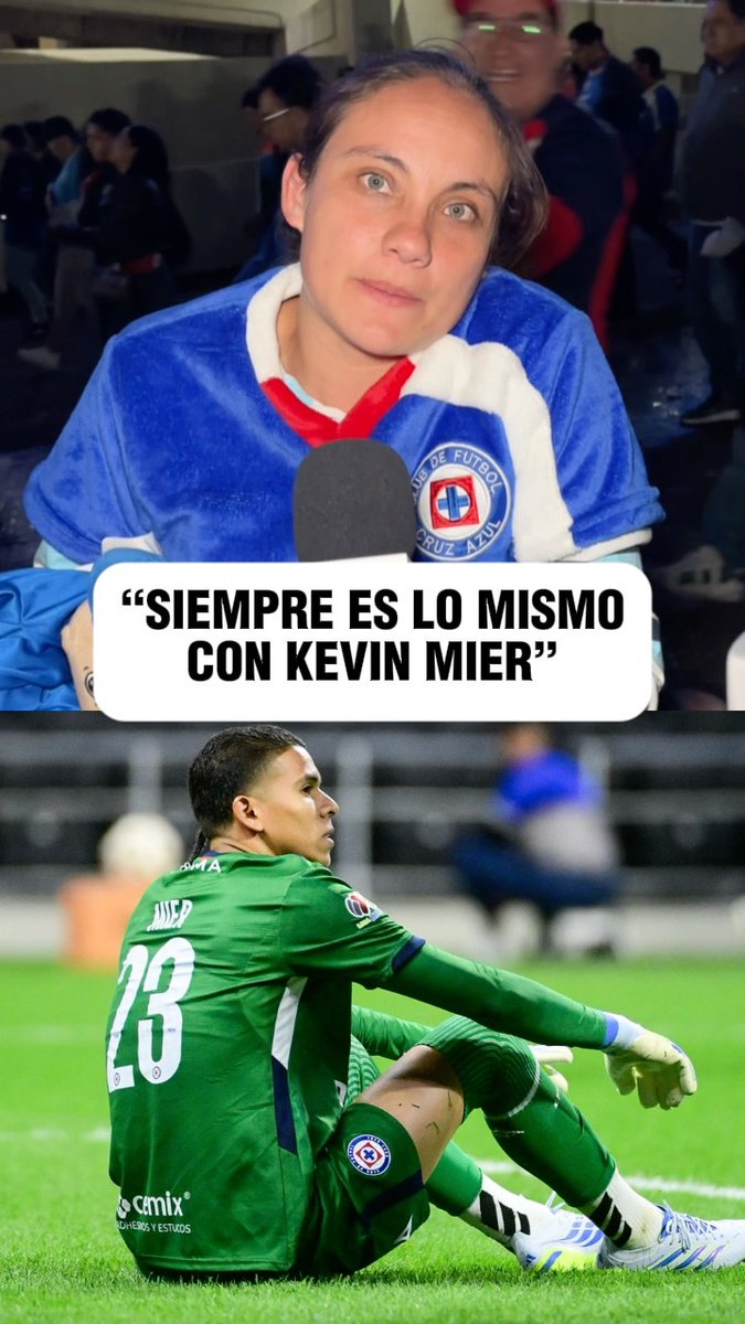 🗣️ “Siempre hace lo mismo” 🗣️ “No era su oportunidad en esta liguilla” 🗣️ “Le hubiéramos dado chance a Gudiño” 😰 ¡LA AFICIÓN DE CRUZ AZUL TUNDE CONTRA KEVIN MIER TRAS SU ERROR CONTRA CHIVAS!