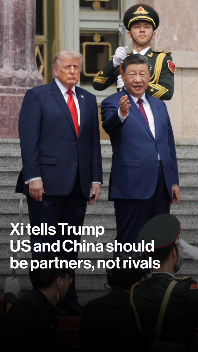 “We should be partners, not rivals," says Chinese President Xi Jinping to US President Donald Trump at a summit in Beijing. In his opening remarks, Trump touted his “fantastic relationship” with Xi, and said US business leaders were in the city to "pay respects" to Xi and China