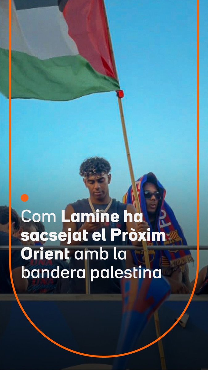 “Ha estat una gran sorpresa.” La imatge de Lamine Yamal amb la bandera de Palestina ha sacsejat l’Orient Mitjà. Alguns aficionats israelians han reaccionat amb rebuig cap al jugador, mentre que la causa palestina somia haver trobat un ambaixador