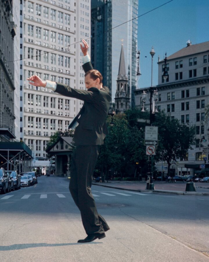 GUCCICORE May 16 9 p.m. EDT New York Inspired by Robert Longo’s “Men in the Cities” series #GucciCore