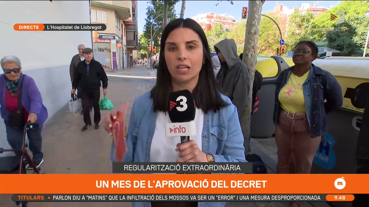 Una vintena d'entitats s'uneixen per demanar al Ministeri agilitzar els tràmits de la regularització. Paula Núñez Gubert explica que les entitats apunten que les dones, pel tipus de feina que tenen, tenen dificultats per accedir als tràmits #Matins3cat