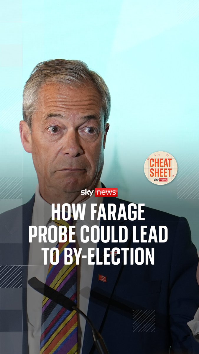 Nigel Farage will be investigated by the Commons sleaze watchdog over a £5m gift he received from a British crypto billionaire. Ali Fortescue and Wilfred Frost discuss why this is a potential breach of the MPs code and conduct 🎧Listen to Cheat Sheet: