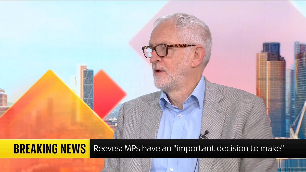 Former Labour leader Jeremy Corbyn tells Wilfred Frost that 'if there is a core belief that Keir Starmer believes he is under attack from someone else, then take it to the electorate' ⬇️