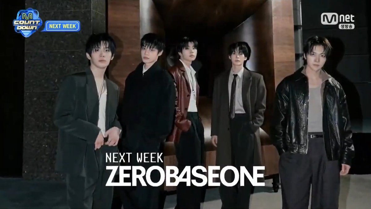 ⏭️ 「NEXT WEEK」 260521 - M COUNTDOWN 🔸 #ZEROBASEONE 🔸 #ITZY 🔸 #TAEYONG (NCT) 🔸 #JayPark & #LNGSHOT