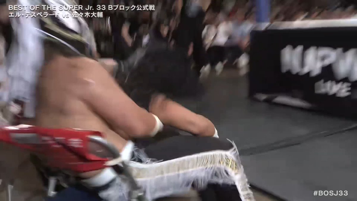 .EL DESPERADO × 佐々木大輔 DAISUKE SASAKI "💥💥💥" From the profile URL #njpwworld #BOSJ33