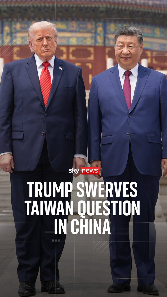 Members of the media ask President Trump if he has talked about Taiwan with Xi Jinping, but he simply says, "China is beautiful"