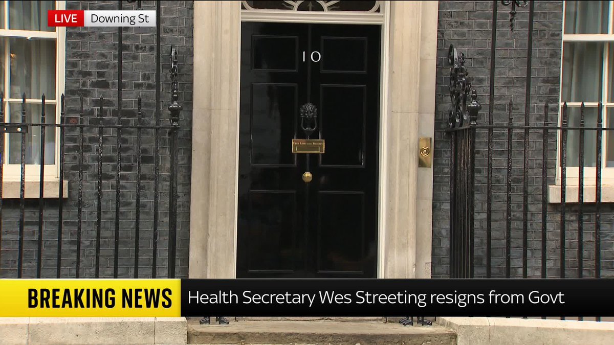 BREAKING: Health secretary Wes Streeting has resigned from government. Our political editor Beth Rigby has more on this breaking story 📺 Sky 501