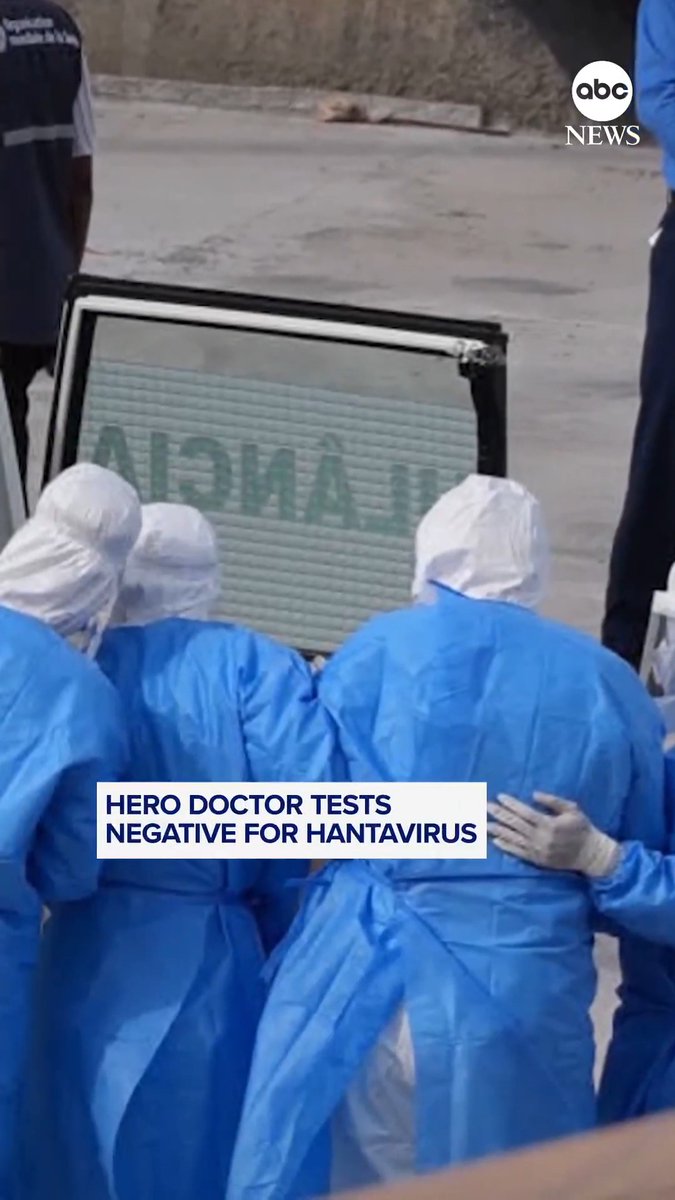 The first and only American to initially test positive from the hantavirus-hit cruise ship has been cleared to leave isolation in Nebraska after testing negative. ABC News News' Victor Oquendo has the latest.
