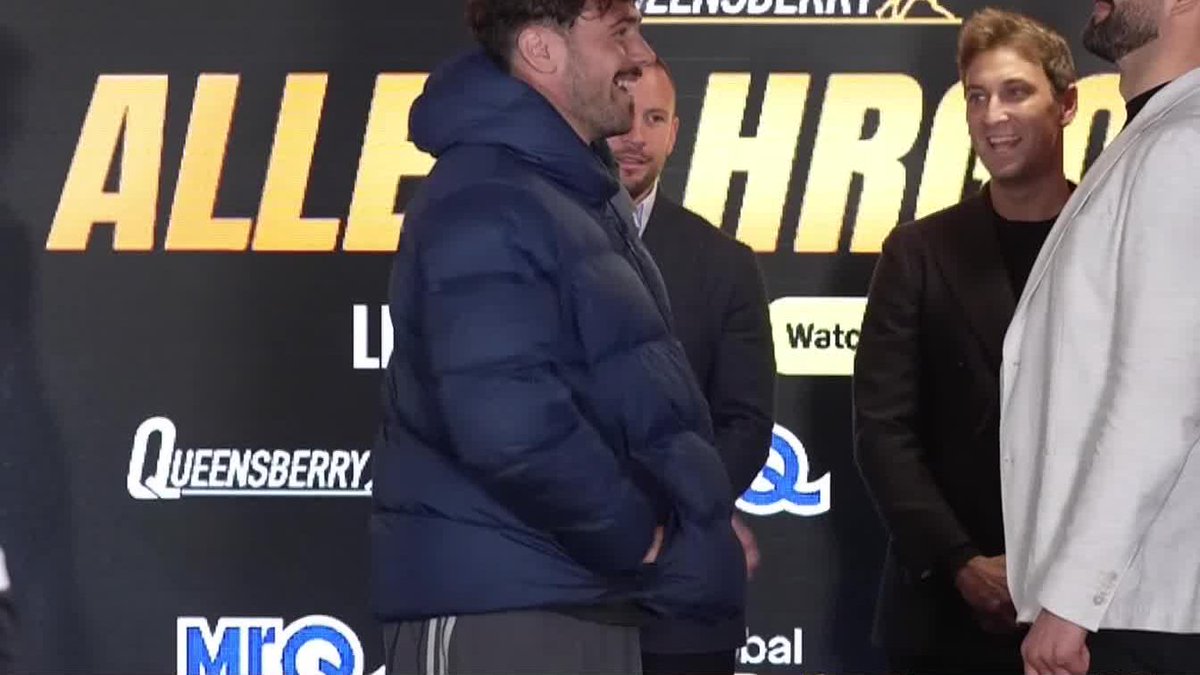 Filip Hrgović and Dave Allen come face-to-face 👀 #AllenHrgovic | May 16 | Live on DAZN ◾️