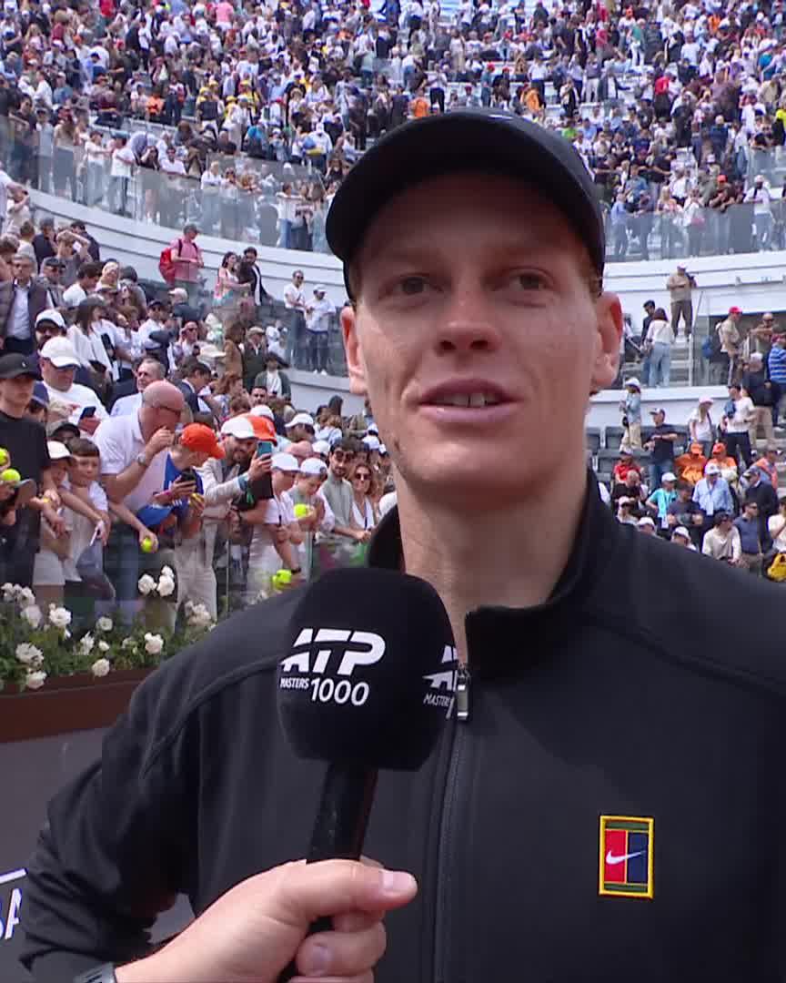"It means a lot to me" 👏 Jannik Sinner reacts to breaking the record for most consecutive Masters 1000 match wins (32) ☝️ #IBI26