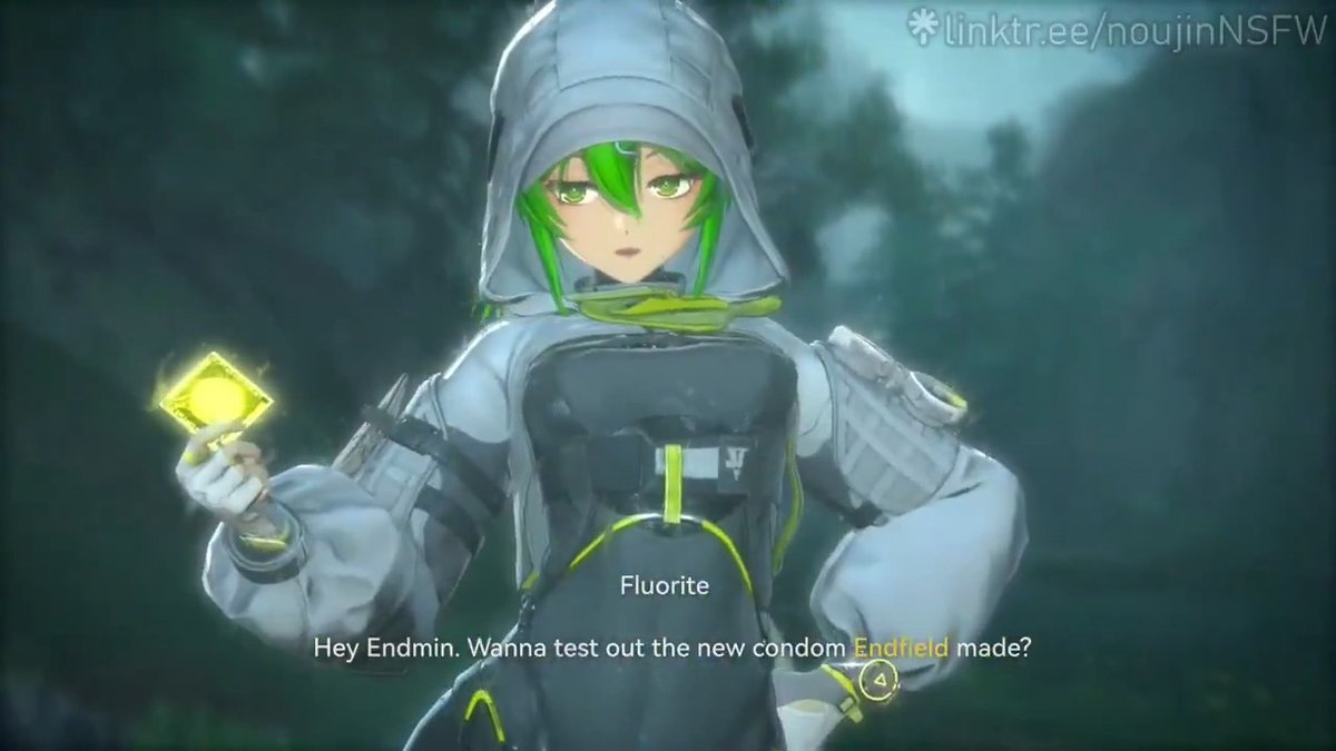 Fluorite trying out the new condom Animation by Noujin