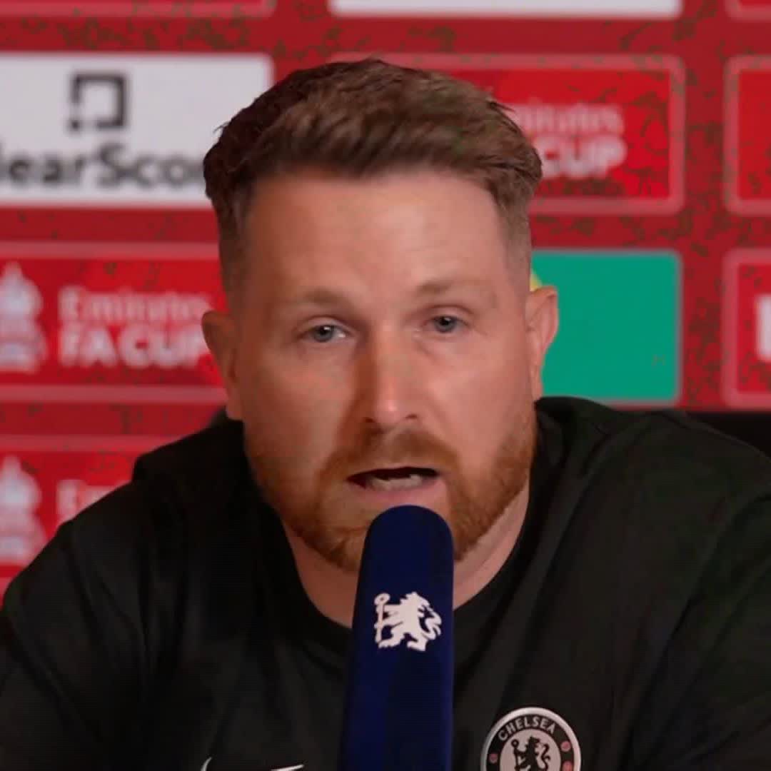 "I'm not suggesting that, I think he's had some really good games" Chelsea interim boss Calum McFarlane does not agree with the question that Cole Palmer has underperformed this season 🔵