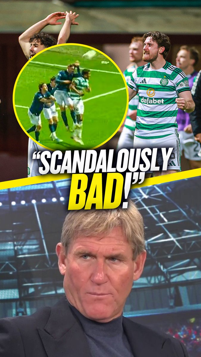 😳 "A scandalously bad decision!" ❤️ "Hearts deserve to win the league and I hope they win it at Celtic Park!" Simon Jordan is staggered by how poor the decision was to award a penalty to #CelticFC! 🤯