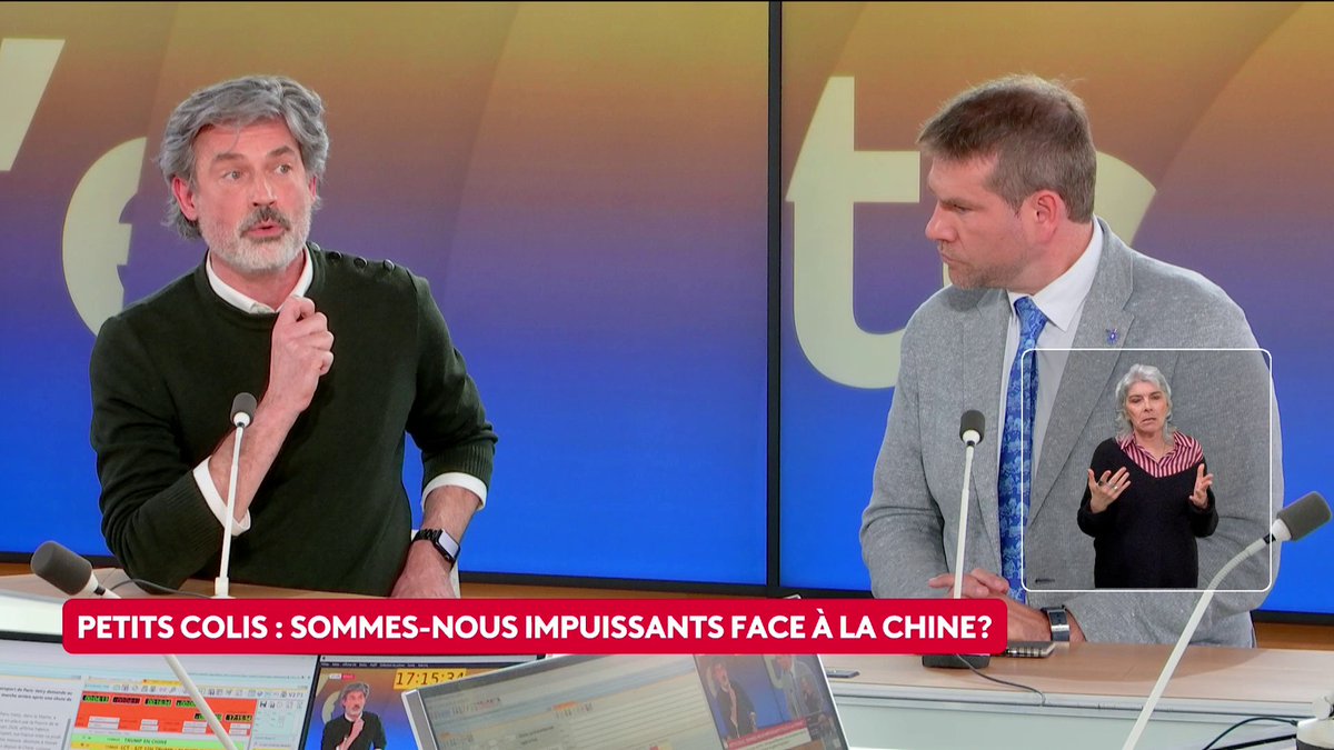 🔴 🗣️ Taxe sur les petits colis : "Si la Belgique, les Pays-Bas, l'Allemagne l'avaient fait, on aurait eu beaucoup plus d'impact sur Shein ou encore Temu", estime Yann_Rivoallan, président de la Fédération française du Prêt à Porter Féminin. #CestTouteLaQuestion #Canal16