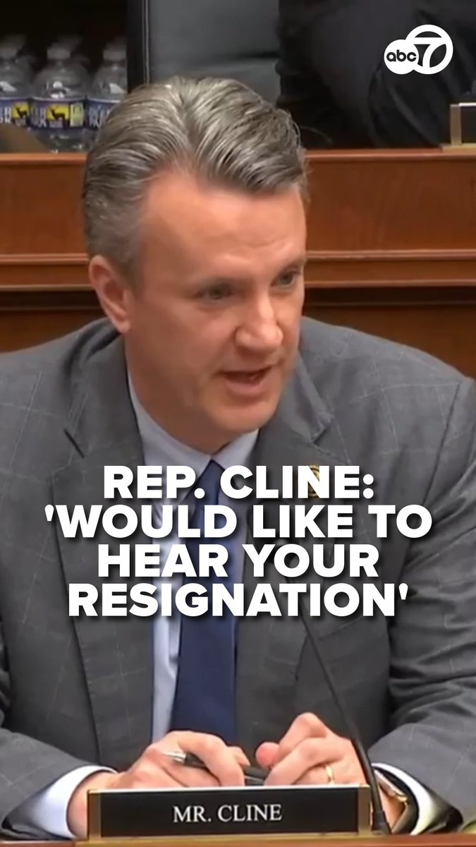 U.S. Representative from Virginia, Ben Cline, told Steve Descano: 'I think the public would like to hear your resignation' during Thursday's hearing on sanctuary policies.