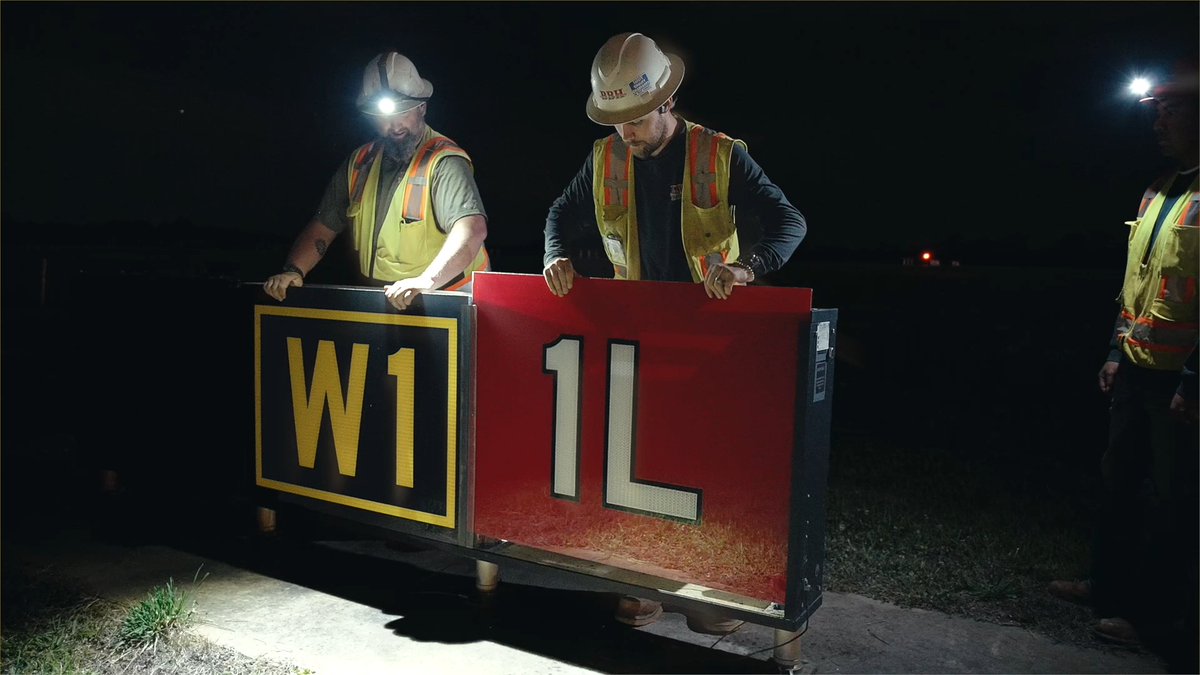 36L/18R ➜ 1L/19R Last night, the first phase of CLT’s runway renumbering was completed as Runway 36L/18R officially became 1L/19R. It's a big task as runway numbers can measure 60 feet tall by 20 feet wide. In addition to pavement markings, signs need to be changed on the taxiways, connectors and runway. Why the change? With CLT’s new 10,000-foot Fourth Parallel Runway (1C/19C) set to open in 2027, the Airport is preparing now for system-wide consistency, safety and FAA compliance.