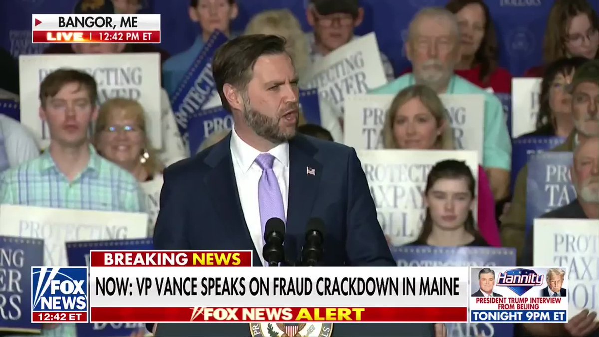 NOW: Vice President JD Vance reveals his reaction when President Trump asked him to oversee taking on America's fraud problem: "When the president of the United States said, 'JD, we have got a fraud problem and I want you to tackle it.' I was so proud and so happy to be able to do it, because I realized that fraud isn't just about saving money. It's not just about protecting taxpayers. It's about protecting you."