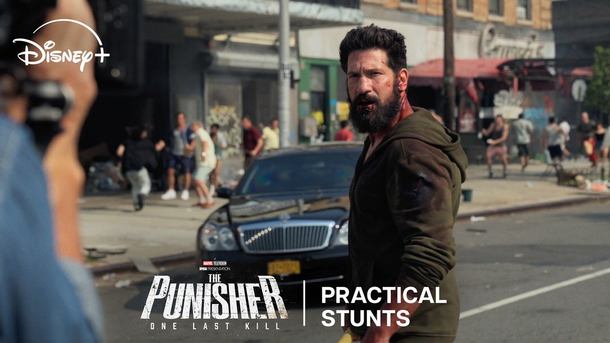 Go behind the scenes with the cast and crew of The Punisher: One Last Kill and see how the special presentationโs brutal, hard-hitting, practical stunts were brought to life.