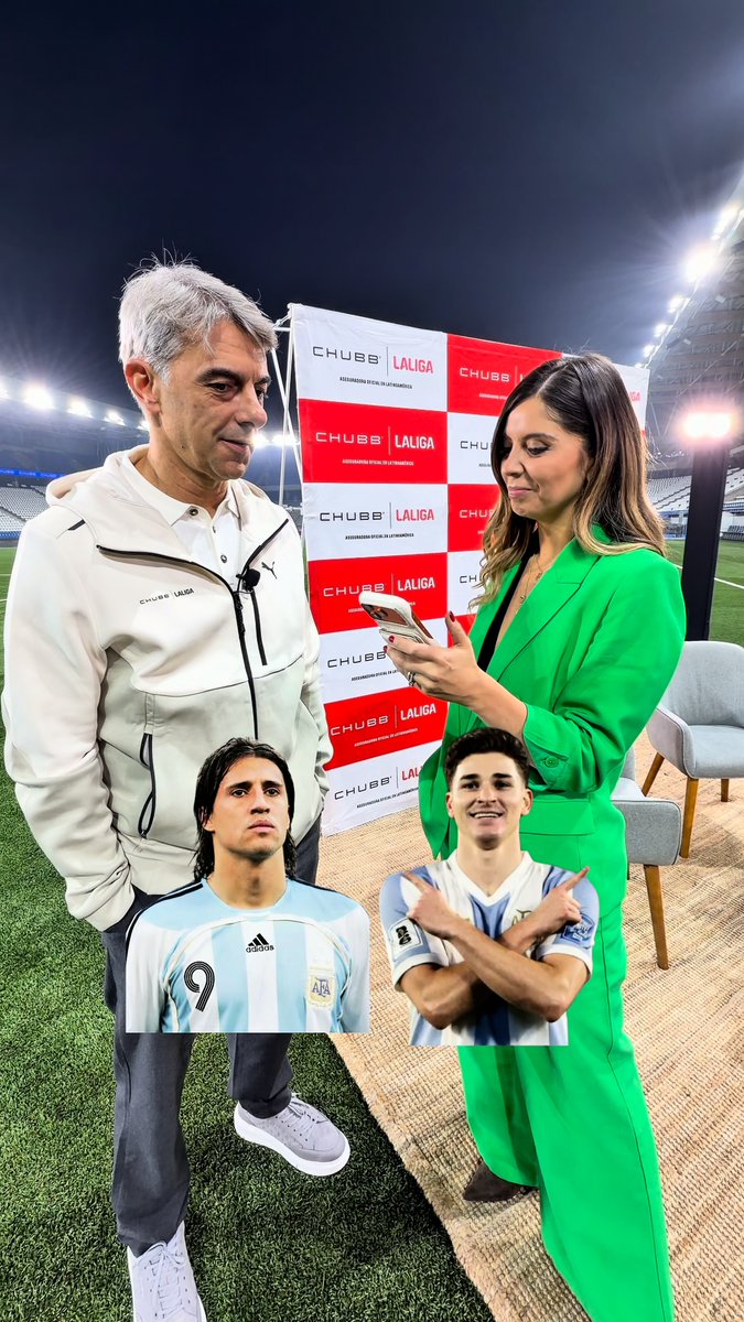 ATENCIÓN A LAS RESPUESTAS DEL PIOJO 👀 🇦🇷 Claudio 'Piojo' López se animó a elegir entre los mejores delanteros y ex delanteros del fútbol mundial y sus respuestas no pasaron desapercibidas. 🎥 Verónica Bianchi y TNT Sports Chile