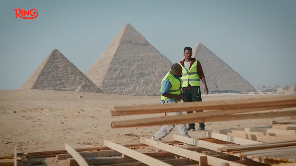 Construction of the first-ever boxing match featuring Oleksandr Usyk vs Rico Verhoeven at the Pyramids of Giza is underway 🤩 Glory in Giza | May 23rd | LIVE on DAZN 🥊