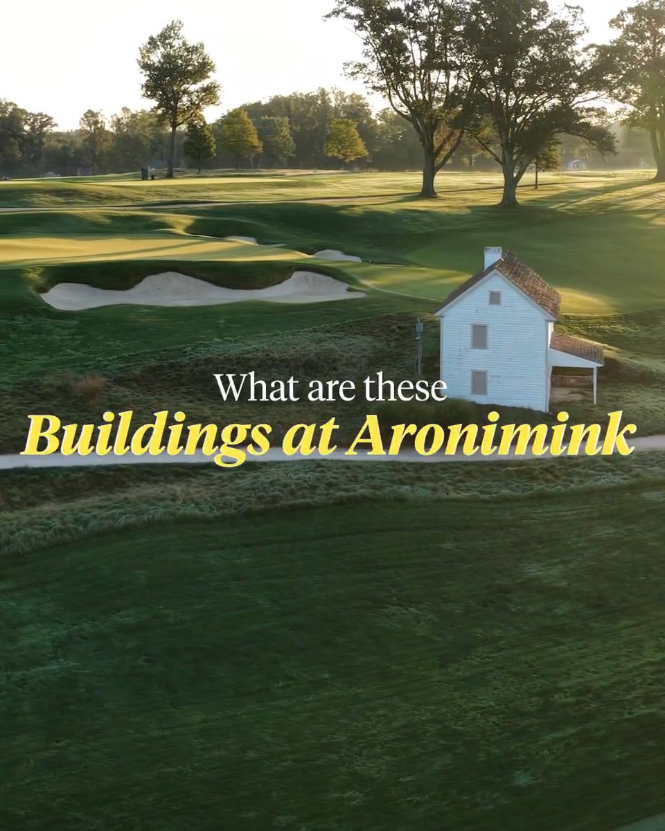 As you tune in to the PGA Championship this week, you may notice some small buildings on the course at Aronimink. So why are they there? We went to the club historian to find out.
