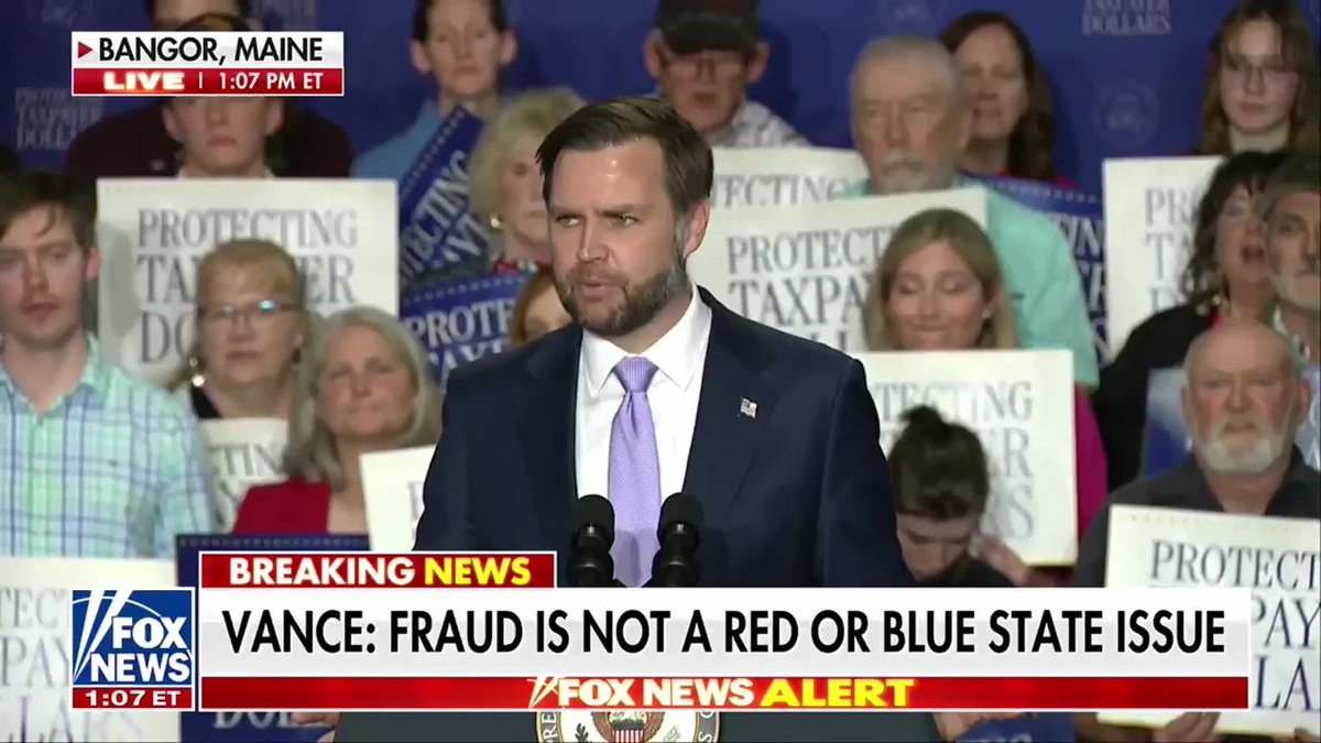 JUST IN: Vice President JD Vance exposes a "shocking" lack of accountability at the Department of Justice, claiming million-dollar fraud cases were ignored by the Biden administration. "Let's say a person defrauded all of you for a million bucks. To many of our Department of Justice leaders under the Biden administration, they said that was too low level to actually go after. So, I mean, how many of you would like the federal government to hand you $1 million?"