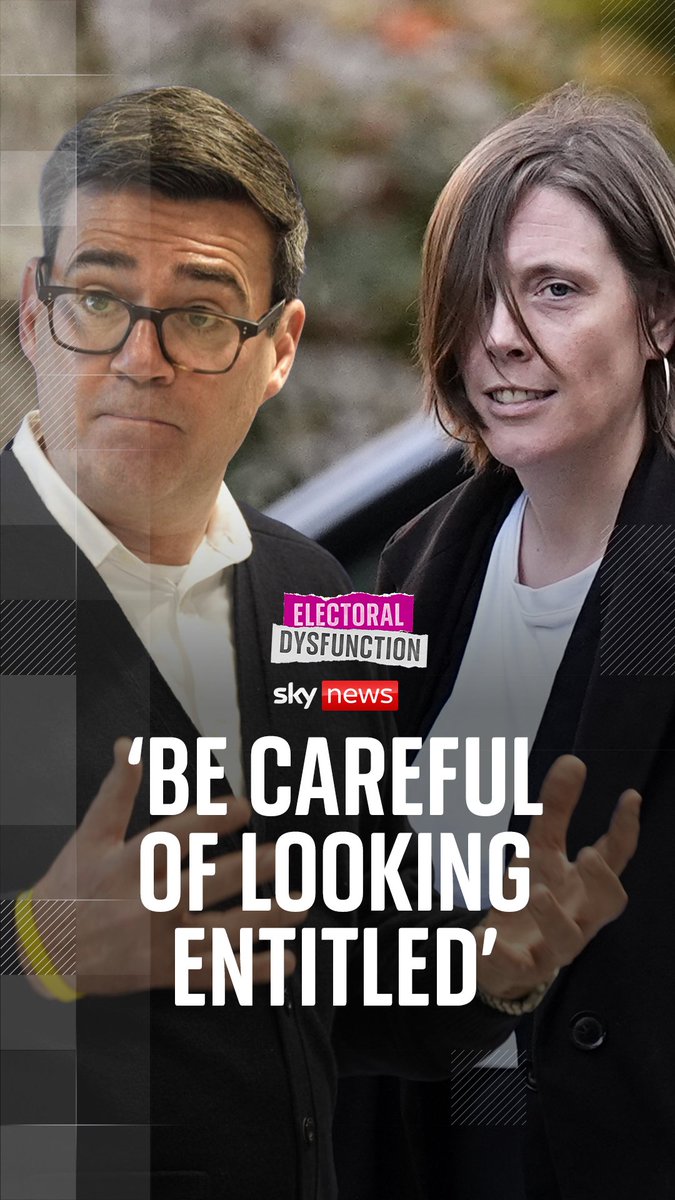 In her first interview since resigning as a junior minister yesterday, Jess Phillips warns Andy Burnham to 'not look entitled' on seeking seat to stand for leadership whilst speaking to Beth Rigby on Electoral Dysfunction. 🔗
