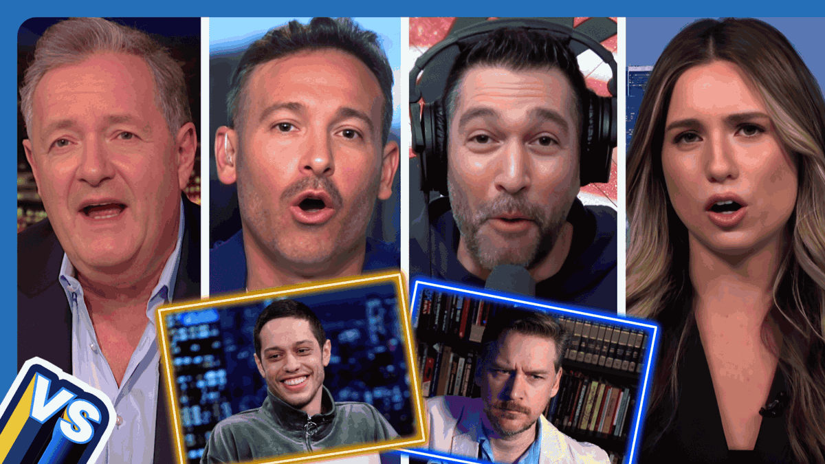 "Nobody told me Adam was gonna be on this..." Dave Smith meets his er, match in Adam 'Body Bag' Sosnick yet again in an Uncensored battle of comedy - just dropped! 👇 📺 Piers Morgan | @comicdavesmith | Adam 🆘 Sosnick | Emily Saves America | Jay Dyer
