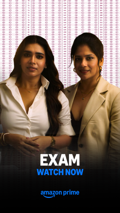time to keep your bags outside and sit to watch Exam 🔔✍️ #ExamOnPrime, Watch Now Pushkar&Gayatri Sarkunam_Dir Wallwatcher Films Dushara Aditi Balan Vasundhara #Abbas #Narenmani Gowtham Selvaraj Arun Amarenthiran 𝐒𝐀𝐌 𝐂 𝐒 Richard Kevin Kanish Prabhu Dinesh Subbarayan Guha #OKVijay #GayathiriSrinivasan #Chakkaravathy #Vijuvijayan