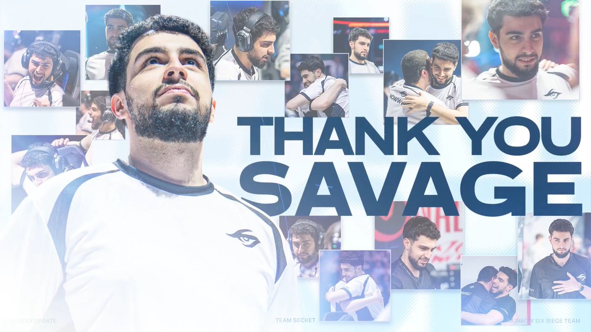One of the greatest Siege IGLs of all time. Thank you for the past 4 years Savage, we wish you the best ahead 🫶