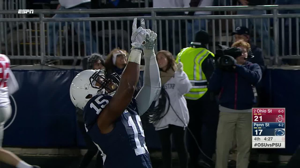 Blocked & gone 😱🔥 One of the craziest Whiteout moments ever 🤯 Penn State Football