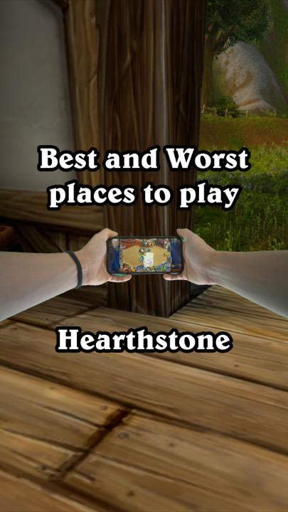 🎮 Don't get caught lackin', play Hearthstone in the right places! Where have you been playing recently? 🤔