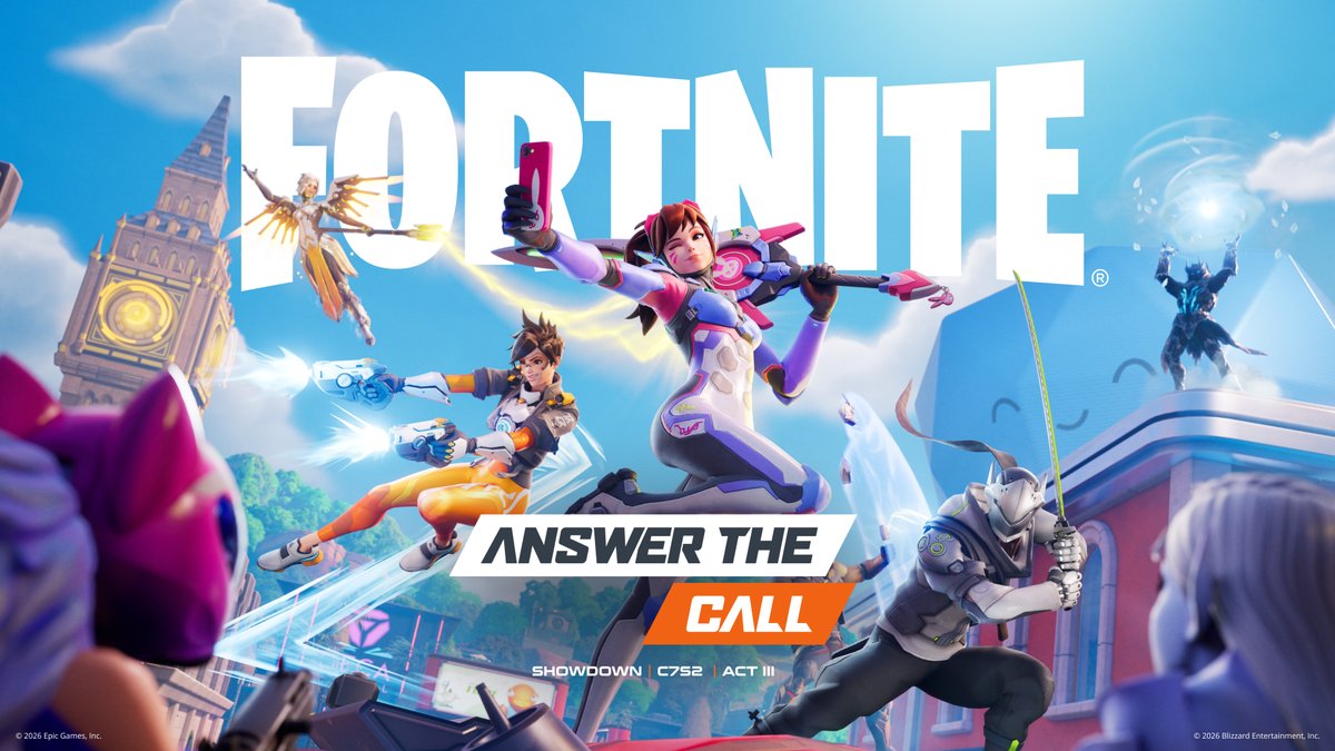 The Foundation called and Overwatch answered. ☎️ Play as D. Va, Genji, Tracer & Mercy across Battle Royale, Zero Build, Reload & Blitz in Fortnite now: