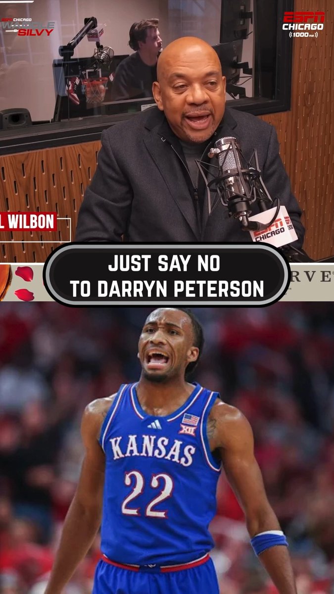 Say NO to Darryn Peterson.... ❌ Michael Wilbon tells @waddleandsilvy &amp; @twaddle87 who he DOESN'T want the Bulls to pick. 🏀